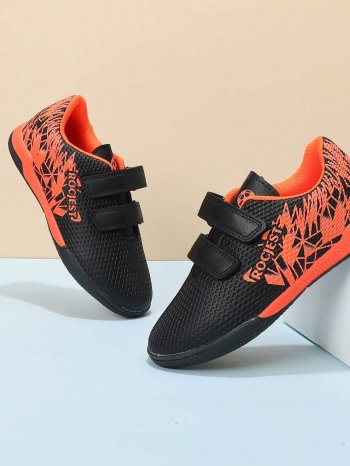 Child Boys Girls Tape Soccer Shoes Turf Youth Comfortable Firm Ground Soccer Cleats Big Kid Turf Football Boots For Indoor Outdoor Training