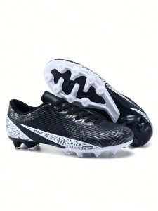 1pair Spring & Autumn Children'S Low-Cut Soccer Shoes With Long Studs, Anti-Slip, Professional Training Football Shoes