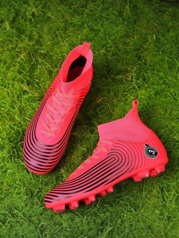 Comfortable Kid'S Soccer Cleats For Outdoor/Indoor Competition And Training - AG Spike Shoes For Athletic Performance