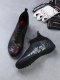 1 Pair Children'S High-Top Soccer Shoes, Comfortable, Waterproof, Non-Slip, Wear-Resistant, Short Stud Broken Stud Ag Outdoor Training Running Shoes