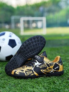 Children's Artificial Grass Soccer Shoes Tf Sole Non-slip Football Shoes