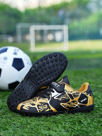 Children's Artificial Grass Soccer Shoes Tf Sole Non-slip Football Shoes